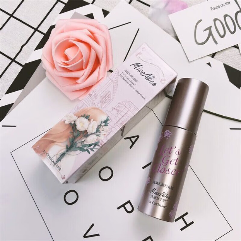 花皙蔻(clorisland)光缎轻润无暇约会霜30g长效持妆遮瑕保湿小魔方