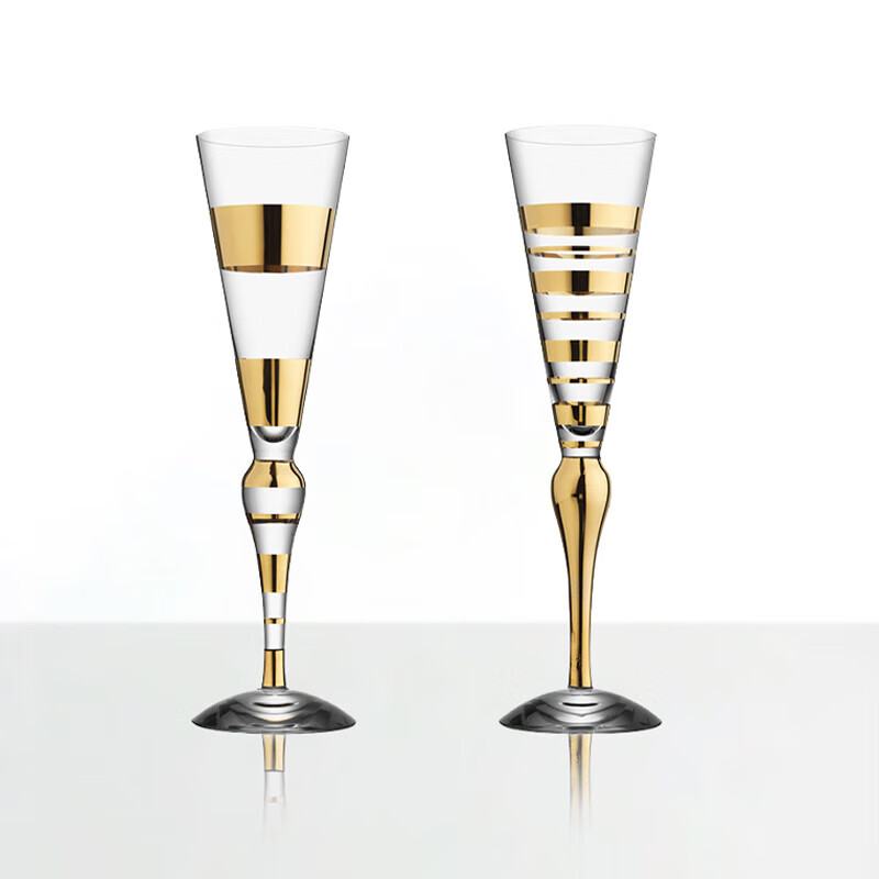 欧瑞诗(Orrefors) 进口手工水晶玻璃酒杯Clown小丑香槟杯创意酒杯礼物套装 2只 香槟杯-21cl-装