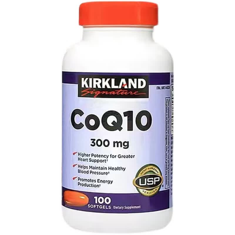 科克兰(KirkLand)美国辅酶q10科克兰可兰q10柯克兰辅酶300mg100粒 300mg 100粒*1瓶
