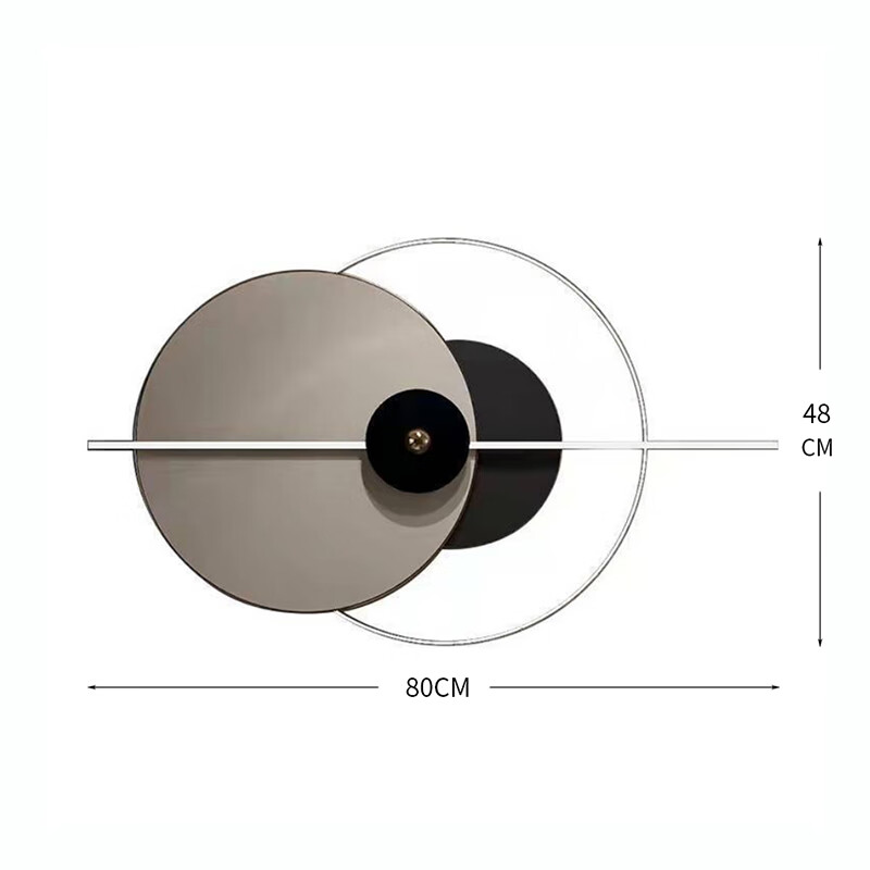 允和美汽车装饰灯现代轻奢客厅沙发背景墙壁灯简约玄关装饰灯餐厅壁画