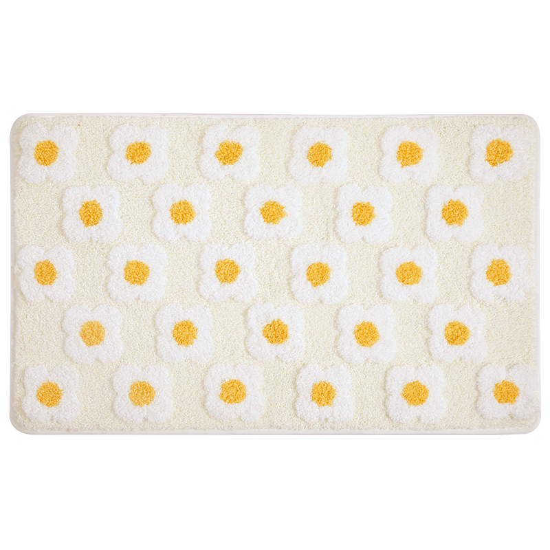 大江地垫浴室脚垫 卫生间吸水地垫卫浴厕所防滑50x80cm