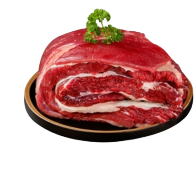 伊民康洋 宁夏黄牛肉生鲜国产原切谷饲牛腩 净重4斤 清真食品 源头直发