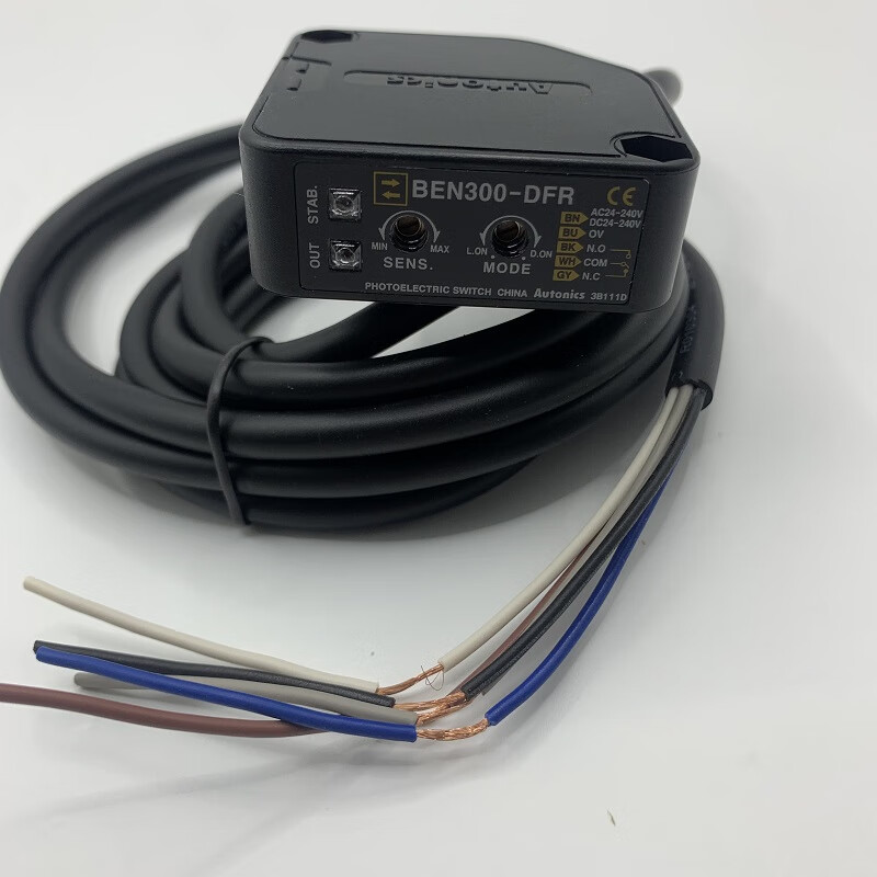 光电开关BEN300-DFR BEN500 BEN5M-MFR BEN10M-TFR BEN300-DFR 漫反射30CM 继电器输出