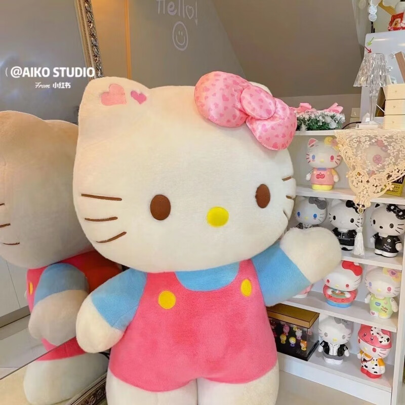 映棠可愛(ài)kt貓咪系列公仔毛絨玩具凱蒂貓公仔抱枕送女生日禮物情人節(jié)男 粉色蝴蝶結(jié)kt貓【收藏關(guān)注加急發(fā) 85厘米【虧本甩賣(mài)-僅剩88件】