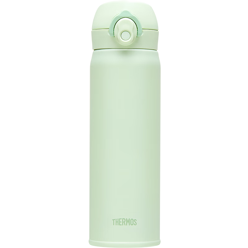 膳魔师（THERMOS）保温杯500ml大容量男女士儿童316L不锈钢水杯子TEMI-500S GN