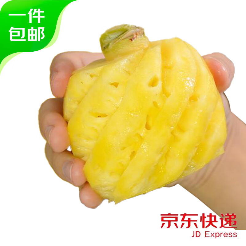 趣鲜语 海南手撕凤梨菠萝小果 2-3个装 净重3-3.5斤 