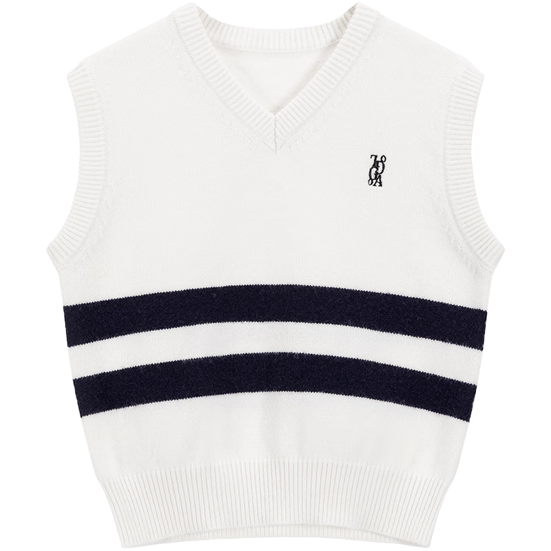 LAGOGO�ڰ�ײɫ����������֯��Ů���ȹȴ����¿�V���Լ�������� �׺�(VW) S