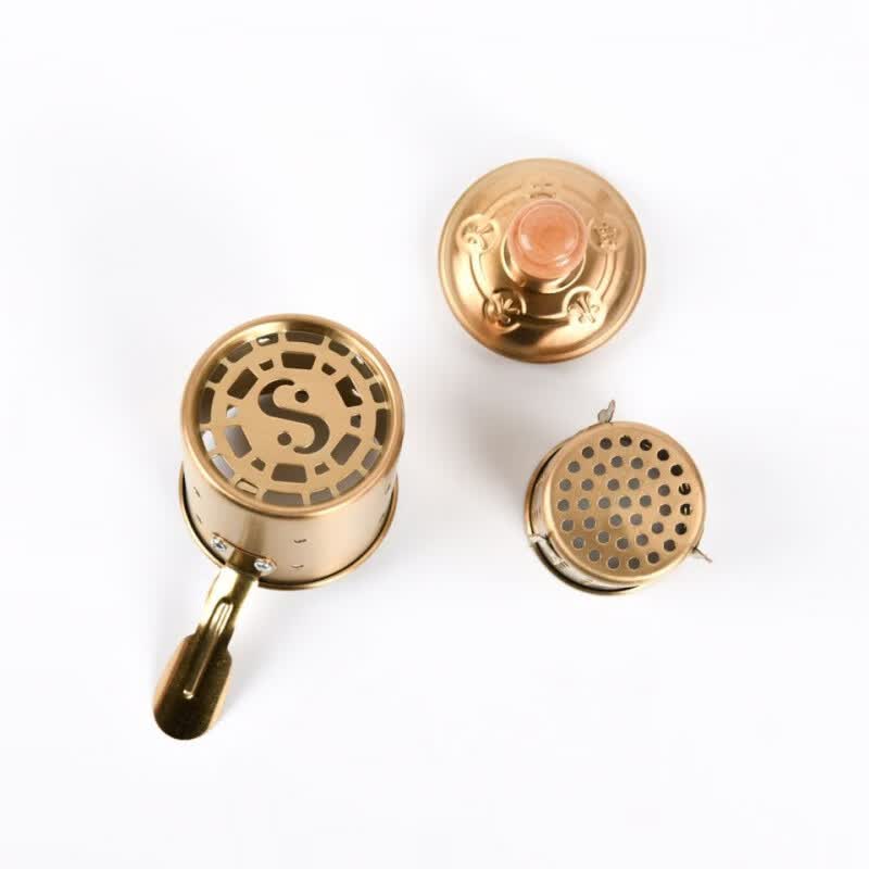 马氏温灸罐铜家用防烫儿童无烟艾灸罐美容院多功能湿气命门灸艾灸器