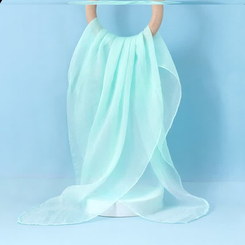耀未来婴儿防风纱巾宝宝盖头外出防风丝巾出门盖布新生透明蒙面 g64