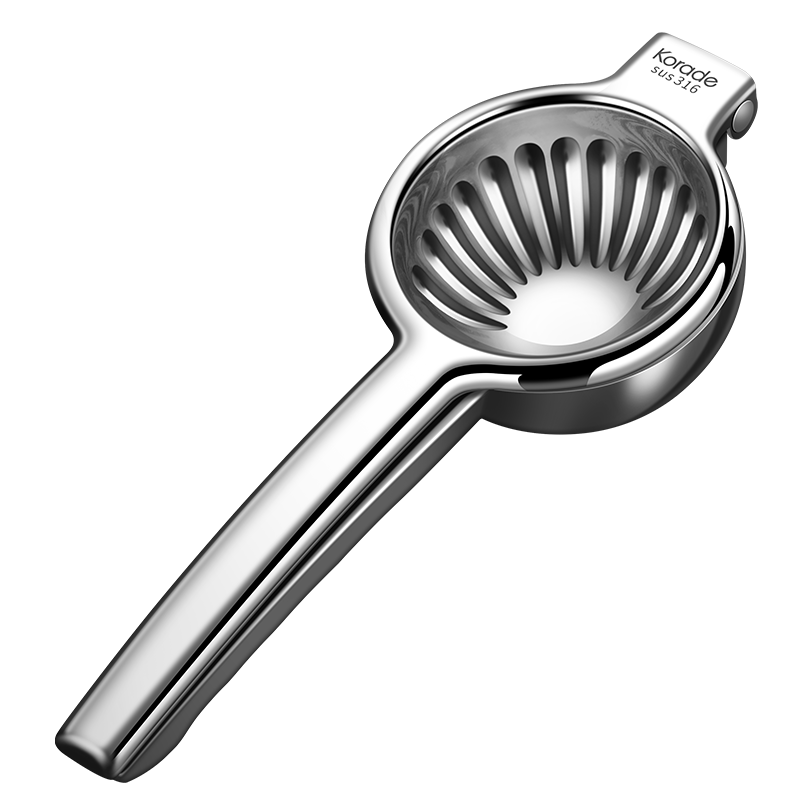 korade加厚316不锈钢柠檬榨汁器鲜榨水果橙汁挤压榨汁机手动柠檬夹神器 316不锈钢榨汁器【大号】