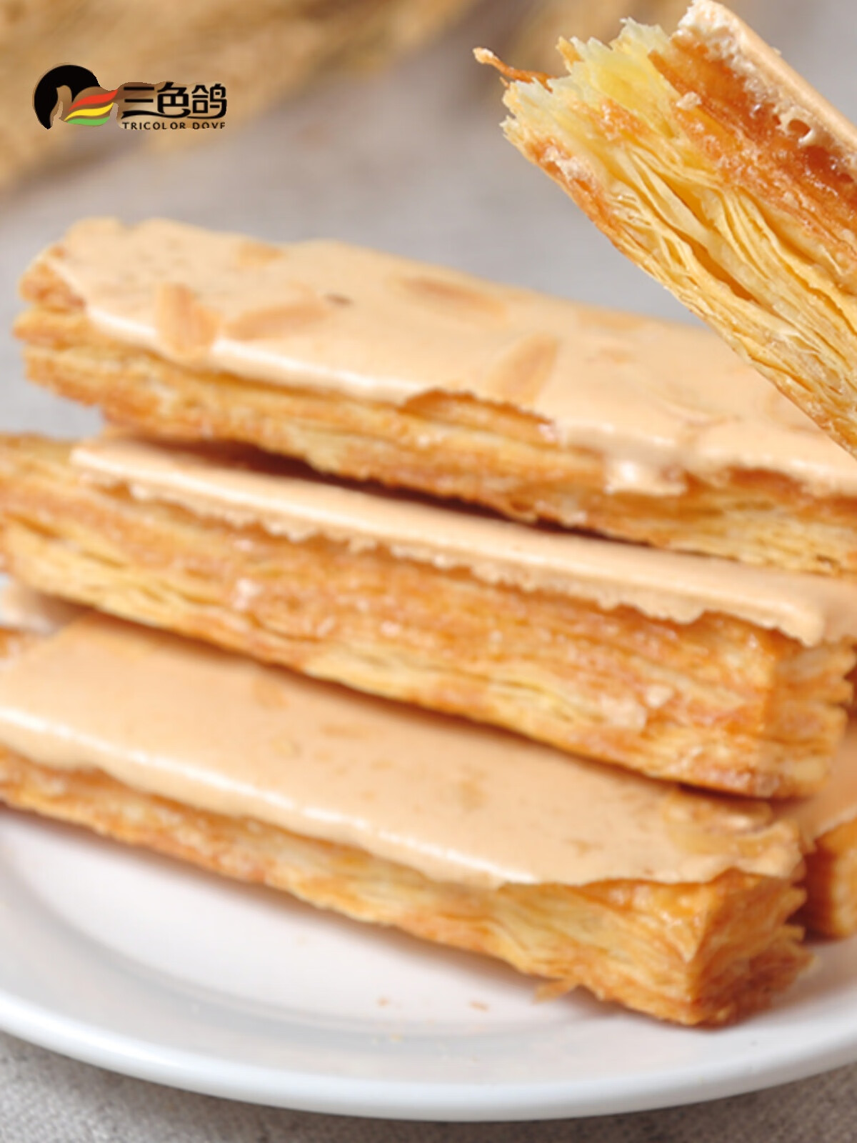 隽颜堂南阳三色鸽地方特色休闲零食杏仁酥美味西点点心满38元 原味