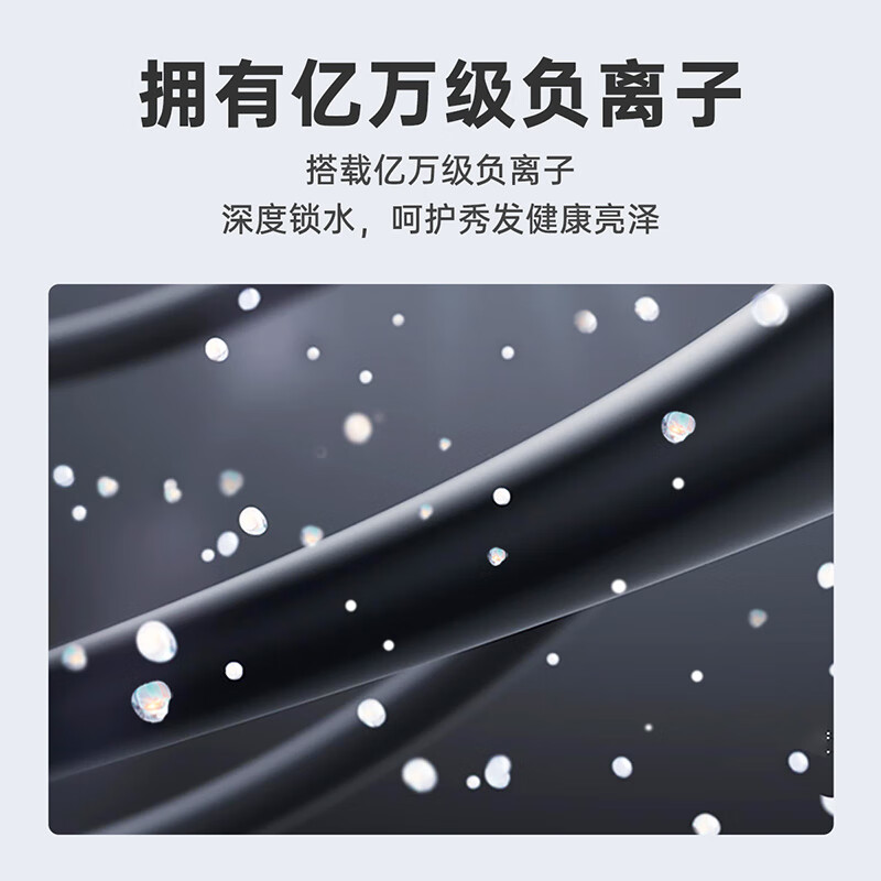 索利斯(Solis)家用电吹风负离子护发速干吹风机大功率沙龙风筒 380灰色