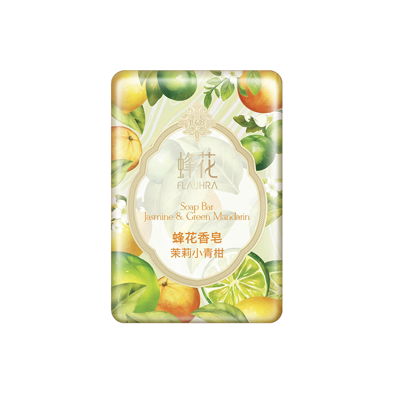 蜂花香皂125克游园果香青柑海棠果乌梅香氛皂洗澡洗手清洁沐浴 茉莉小青柑