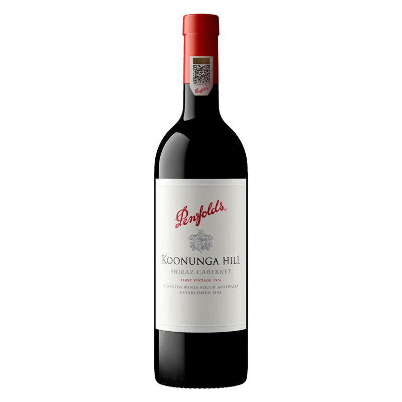 奔富（Penfolds）寇兰山设拉子赤霞珠混酿行货澳洲红葡萄酒750ml双支礼盒年货送礼