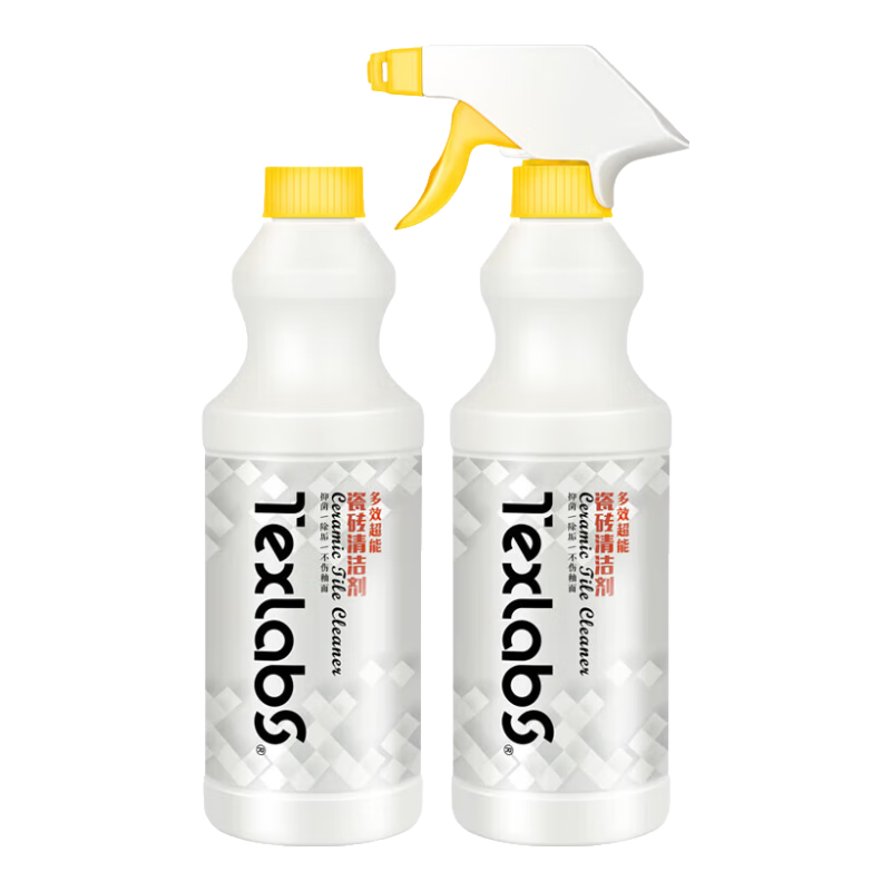 泰克斯樂美國Texlabs廁所浴室瓷磚清潔劑地磚地板磚浴缸馬桶大理石清洗劑 瓷磚清潔劑*2瓶