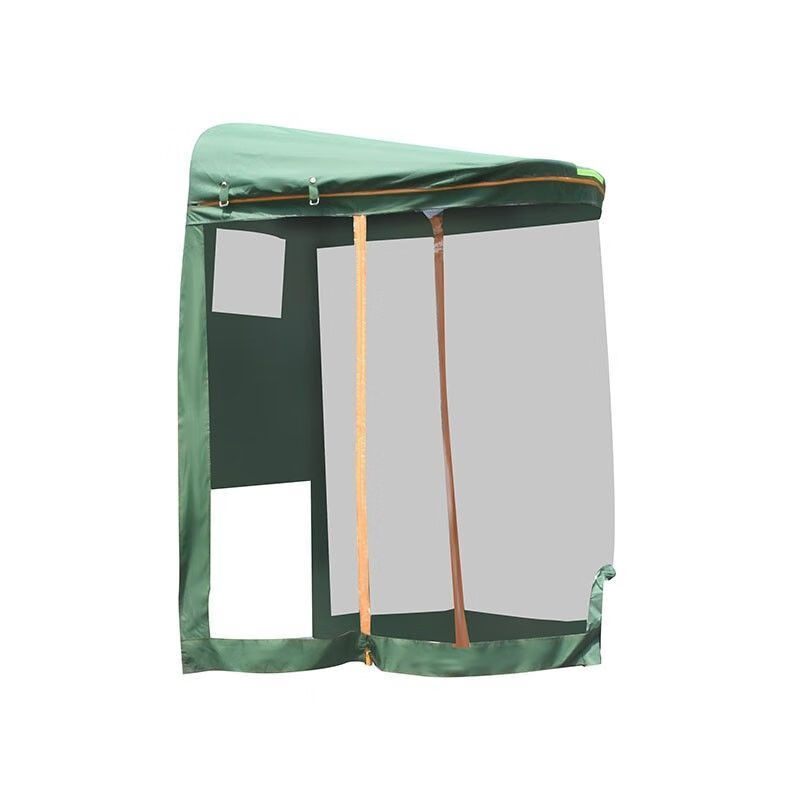 渚客电动三轮车车棚驾驶室遮阳篷前车头棚雨蓬挡风篷全封闭蓬布防雨布