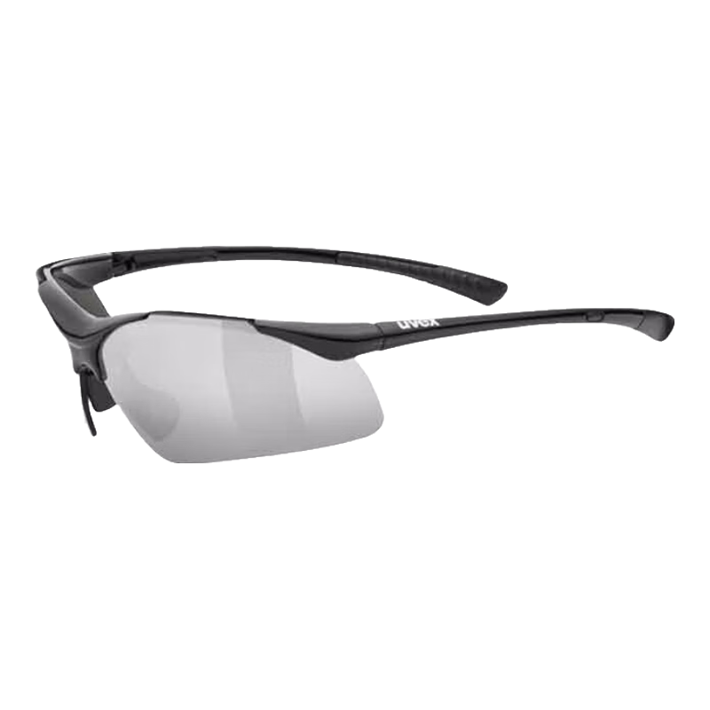 UVEX sportstyle 223运动眼镜 德国优维斯户外越野跑步骑行运动太阳镜 S3 黑/银S5309822216