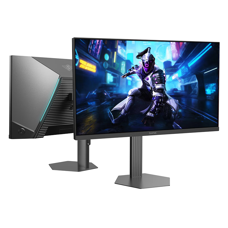 PLUS会员：SANC盛色27英寸4K160Hz双模1K320Hz显示器FastIPS 硬件低蓝光 HDR旋转升降电竞电脑屏幕 D72u