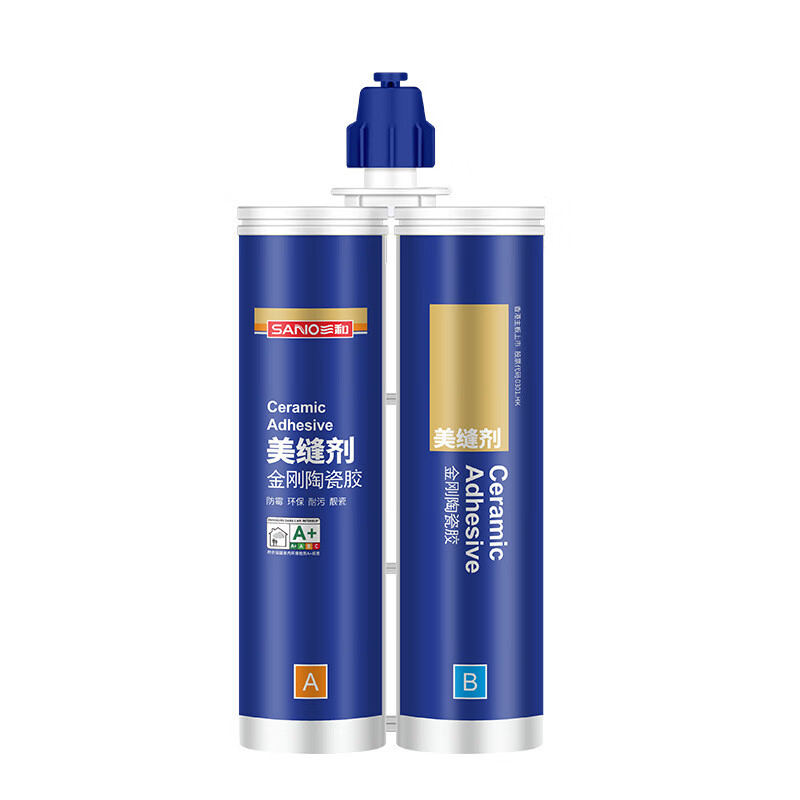 三和三和金刚瓷砖美缝剂瓷砖地砖专用防水防霉勾缝填缝剂 瓷白