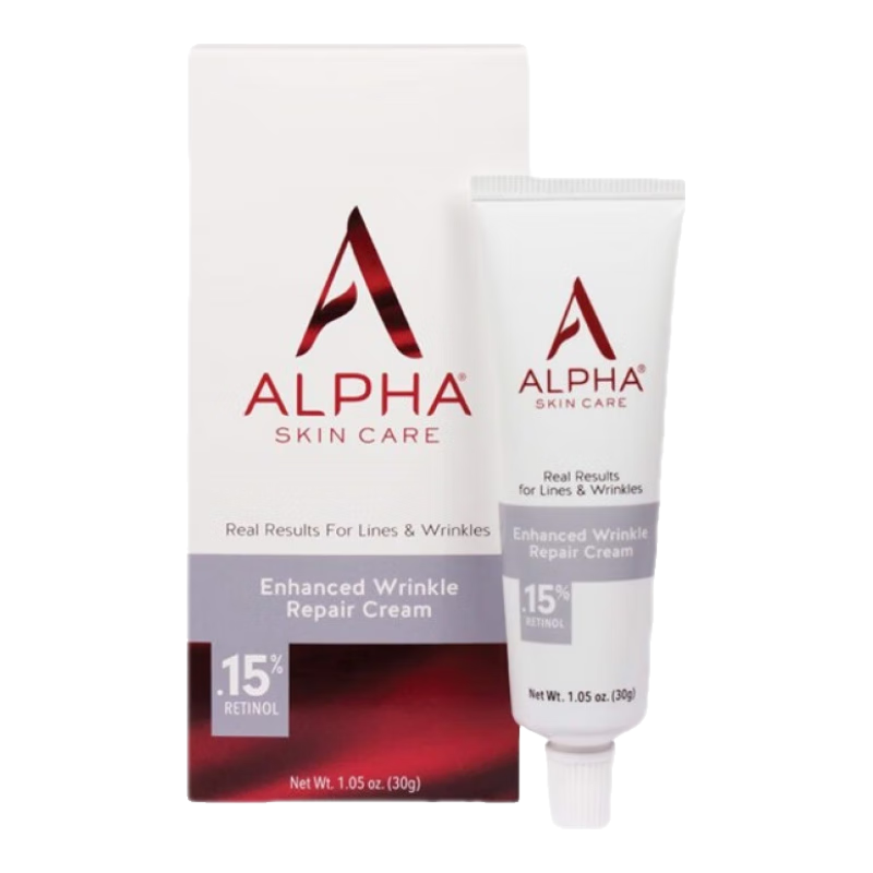 Alpha Hydrox强效抗皱面霜修护霜抗衰老0.15%视黄醇 维生素A C E减少细纹皱纹 30ml