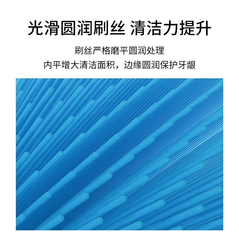 TELLO瑞士进口泰尔乐儿童牙刷万毛超软毛0-1-3-4岁婴幼儿宝宝乳牙牙刷 蓝色-1支