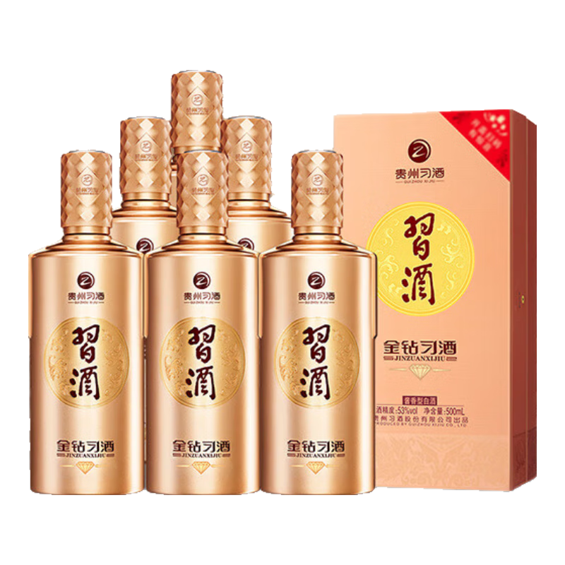 ϰ�ƽ���ϰ����� ������53�Ȱ׾���� ��Ʒ����ʳ�ƹ��ݽ��������Ƽ� 53�� 500mL 6ƿ ����װ 1050Ԫ