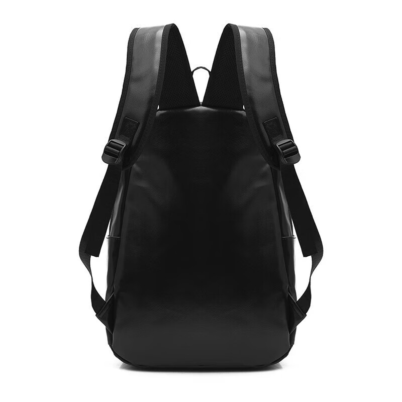 Mark Kokh轻奢品牌mk背包新款简约双肩包男时尚潮流休闲旅行包电脑包初中大学生书包男包 黑色 黑色 17寸