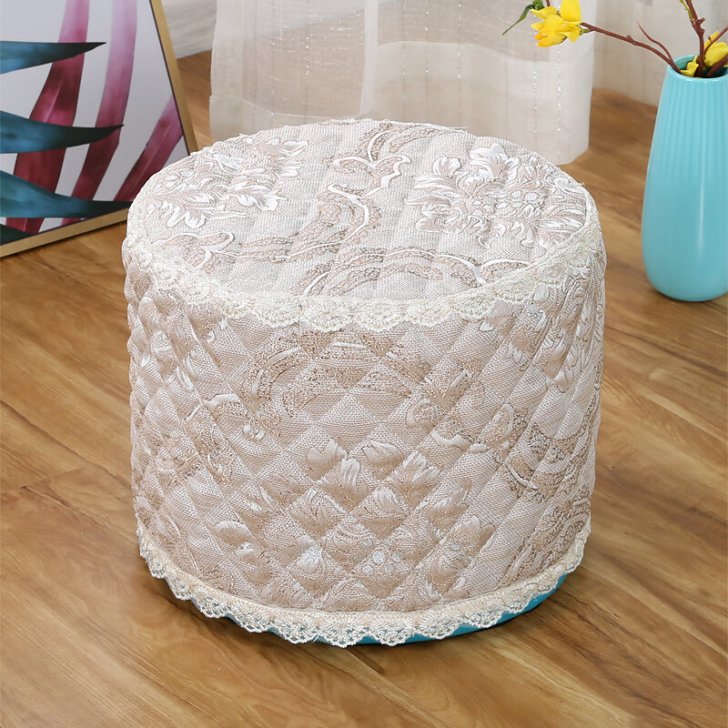 宜思诺圆凳套 圆凳子套罩方凳子套椅垫套客厅皮墩外皮圆凳子套罩沙发