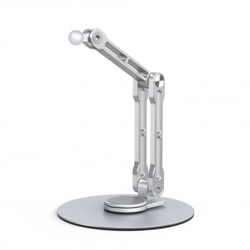 旋转式磁吸手机支架桌面直播铝合金支架金属平板电脑支架 t650裸支架