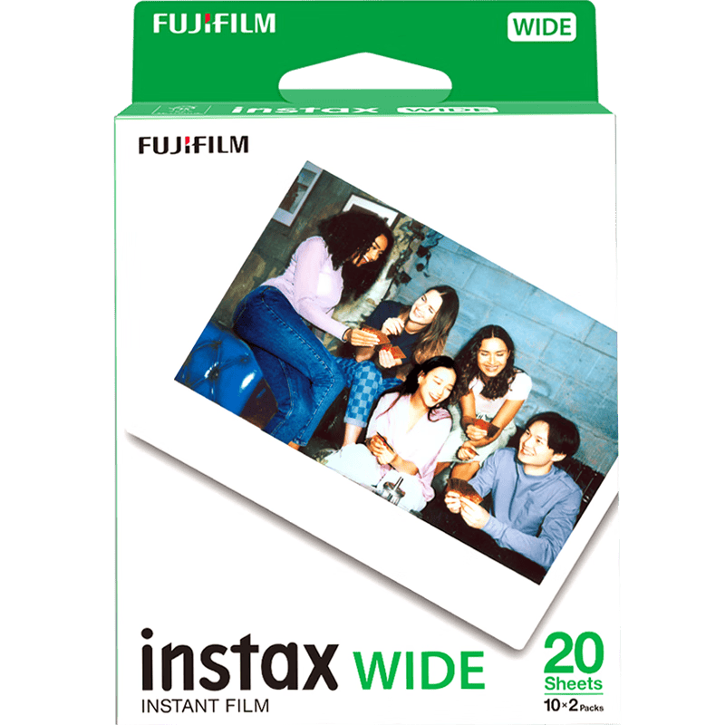 INSTAX富士instax立拍立得 宽幅相纸 白边双包装20张（适用于WIDE系列相机）