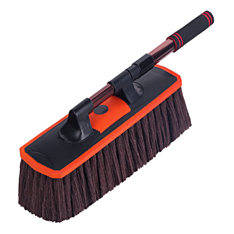 汽车除尘掸子擦车蜡刷洗车用品扫车灰尘掸子车用刷车的刷子蜡拖把 豪华除尘蜡刷