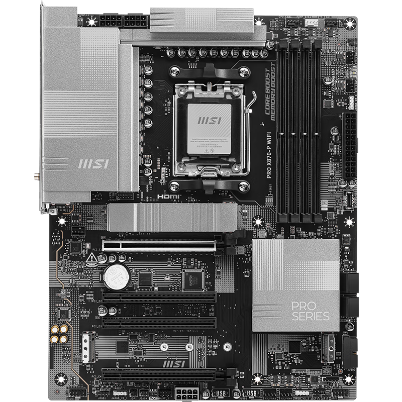 ΢�� PRO X870-P WIFI ���� ֧��9850X3D/9950X3D/9800X3D AMD X870 AM5 1699Ԫ