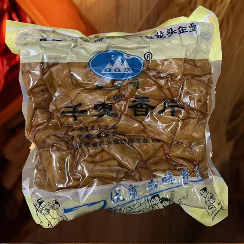 食怀千层豆腐片安徽特色八公山千叶豆腐丝即食千叶豆腐丝批发大袋商用