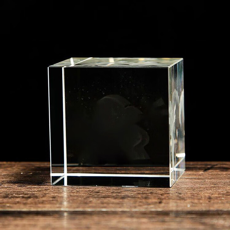 gjxbp创意水晶内雕羽毛球水晶激光内雕羽毛球3d模型创意生日礼物送