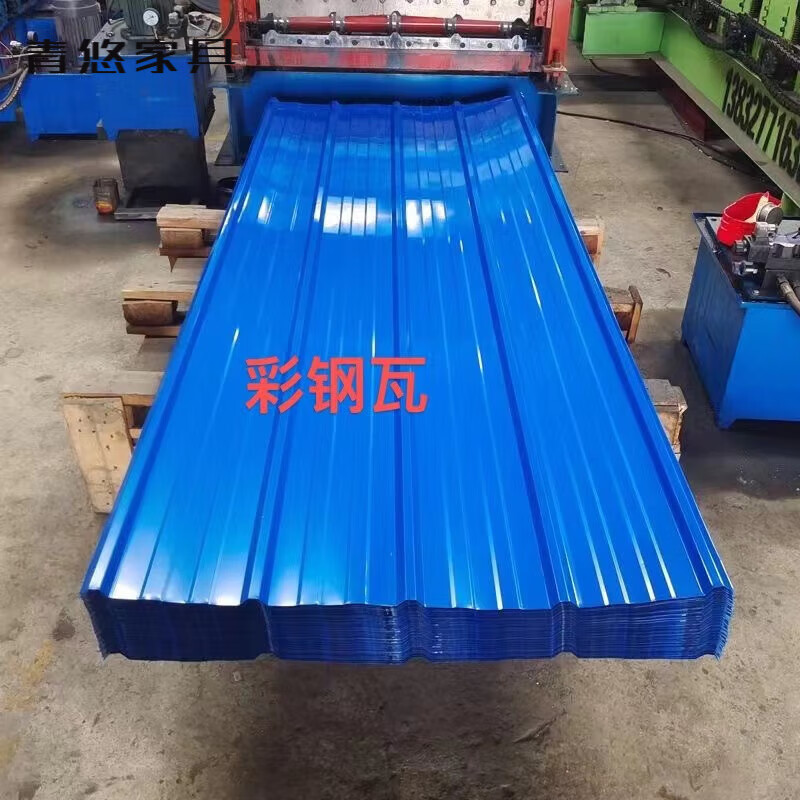 妙普乐彩钢板铁皮不锈钢 铁皮板厂房墙板房屋顶840型镀锌楞板隔 彩钢