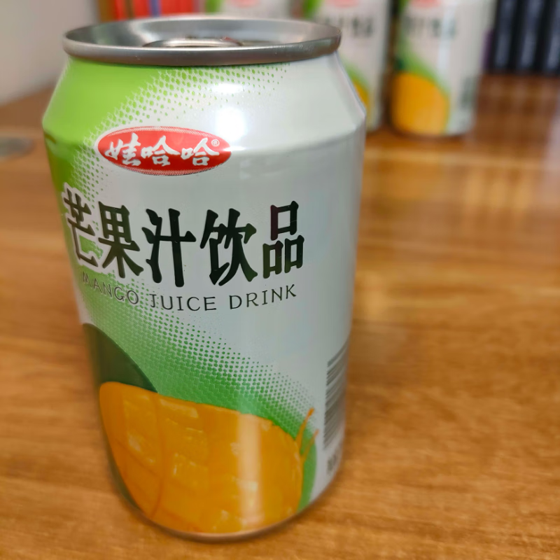 9成新二手书国货之光宗庆后娃哈哈芒6罐装餐后包邮 芒果味