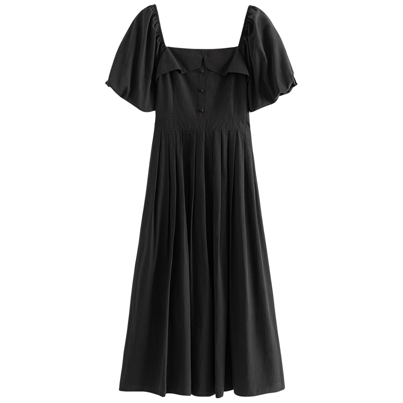 ��˼�����ļ���ʽ����������Ƹз�����������ȹŮ2024�¿�Լ��ȼ�ȹ�� ��ɫ XS