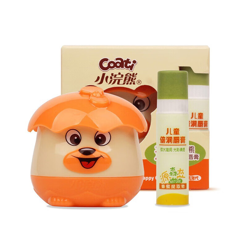小浣熊儿童宝宝面霜水嫩润肤霜30g保湿霜润 1瓶 30g 润肤霜送唇膏