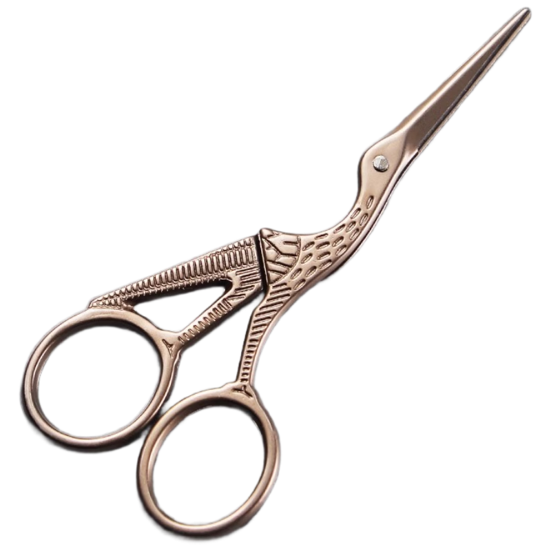 尚言坊鈦金茶剪刀茶具配件家用高端剪刀茶葉包袋剪子茶藝茶道茶桌擺件