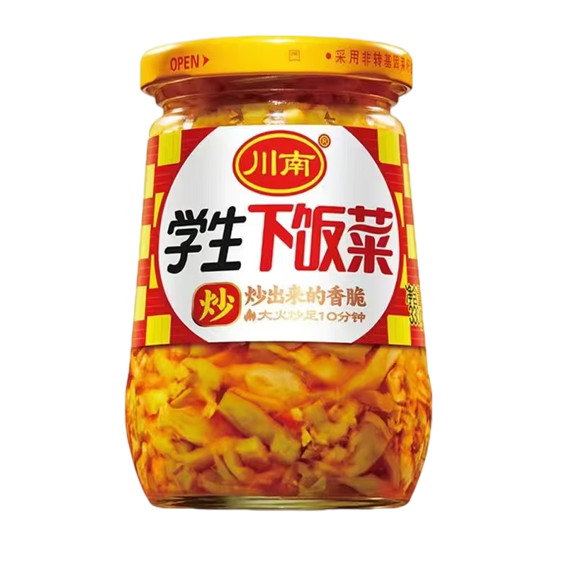 川南黃花下飯菜335g/瓶裝榨菜四川特產(chǎn)開味菜佐餐小菜吃飯拌面 黃花下飯菜335g*1瓶