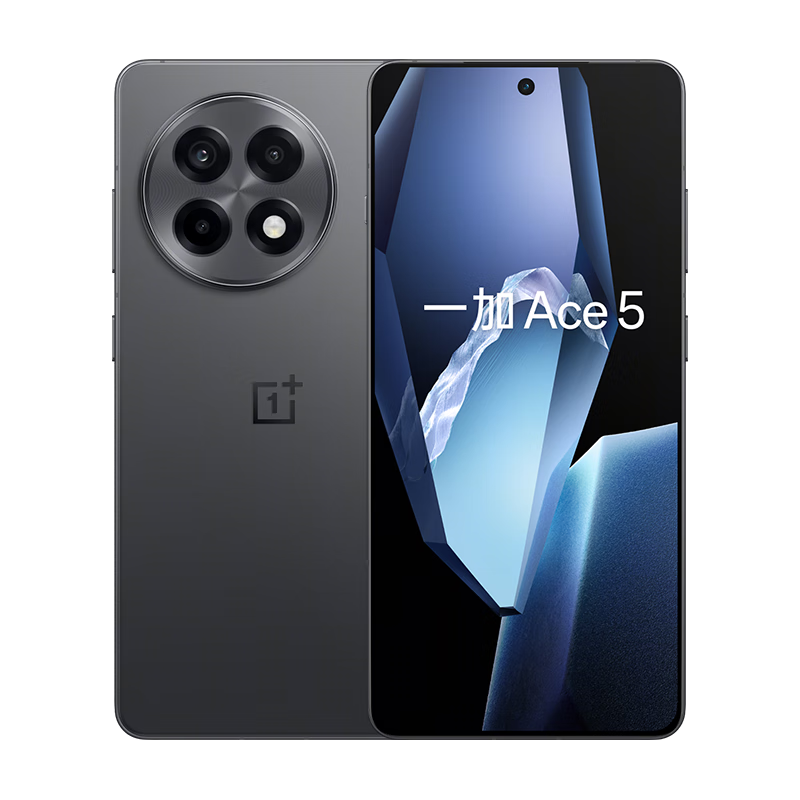一加 Ace 5 12GB+256GB 全速黑  第三代骁龙 8 风驰游戏内核 冰川电池 oppo游戏AI智能5G手机