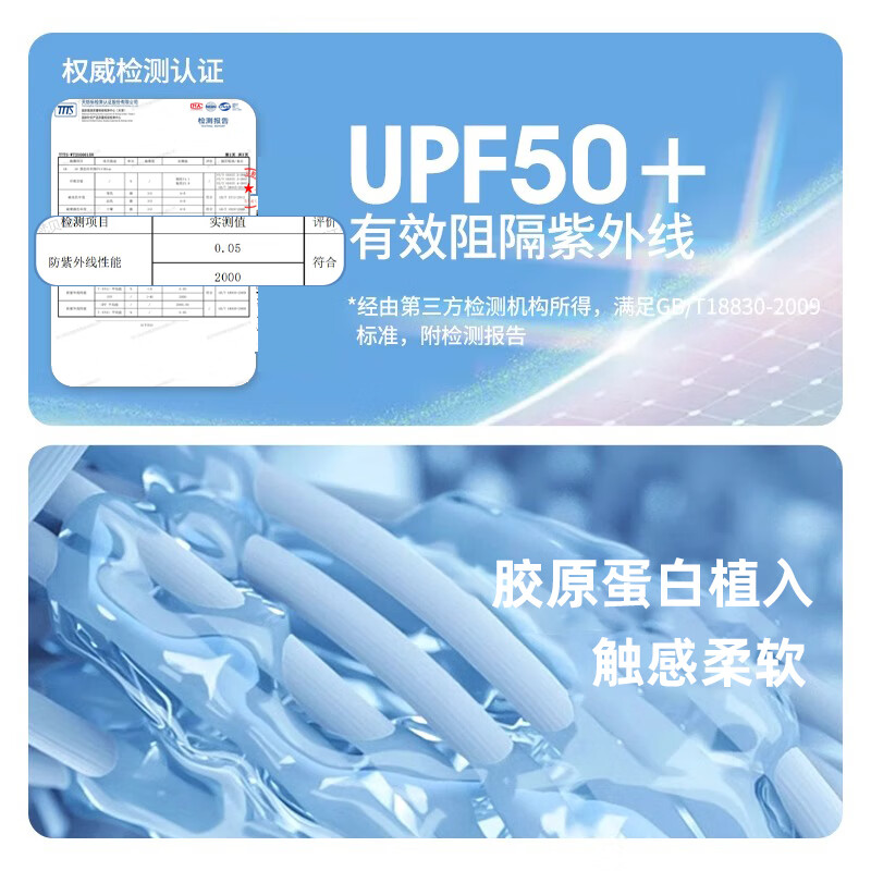 舒美佳胶原蛋白防晒口罩女防紫外线夏季透气高颜值洋气款春夏美颜口罩 冰感胶原蛋白-暗夜黑