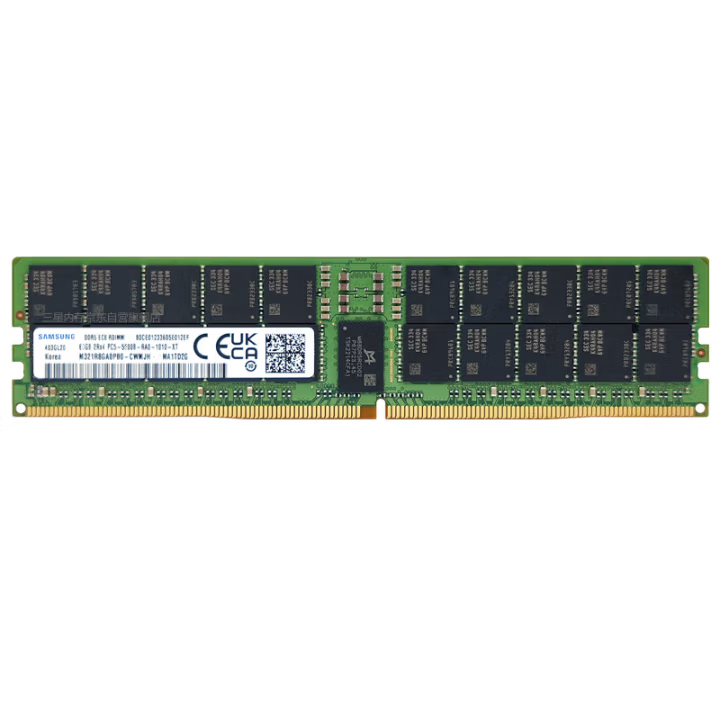 三星（SAMSUNG）DDR5 RECC服务器工作站5代内存ECC RDIMM REG 4800MHz 32GB 1条