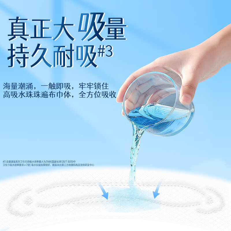 由意卫生巾薄款日夜整箱18包104片赠露营箱 京东自营