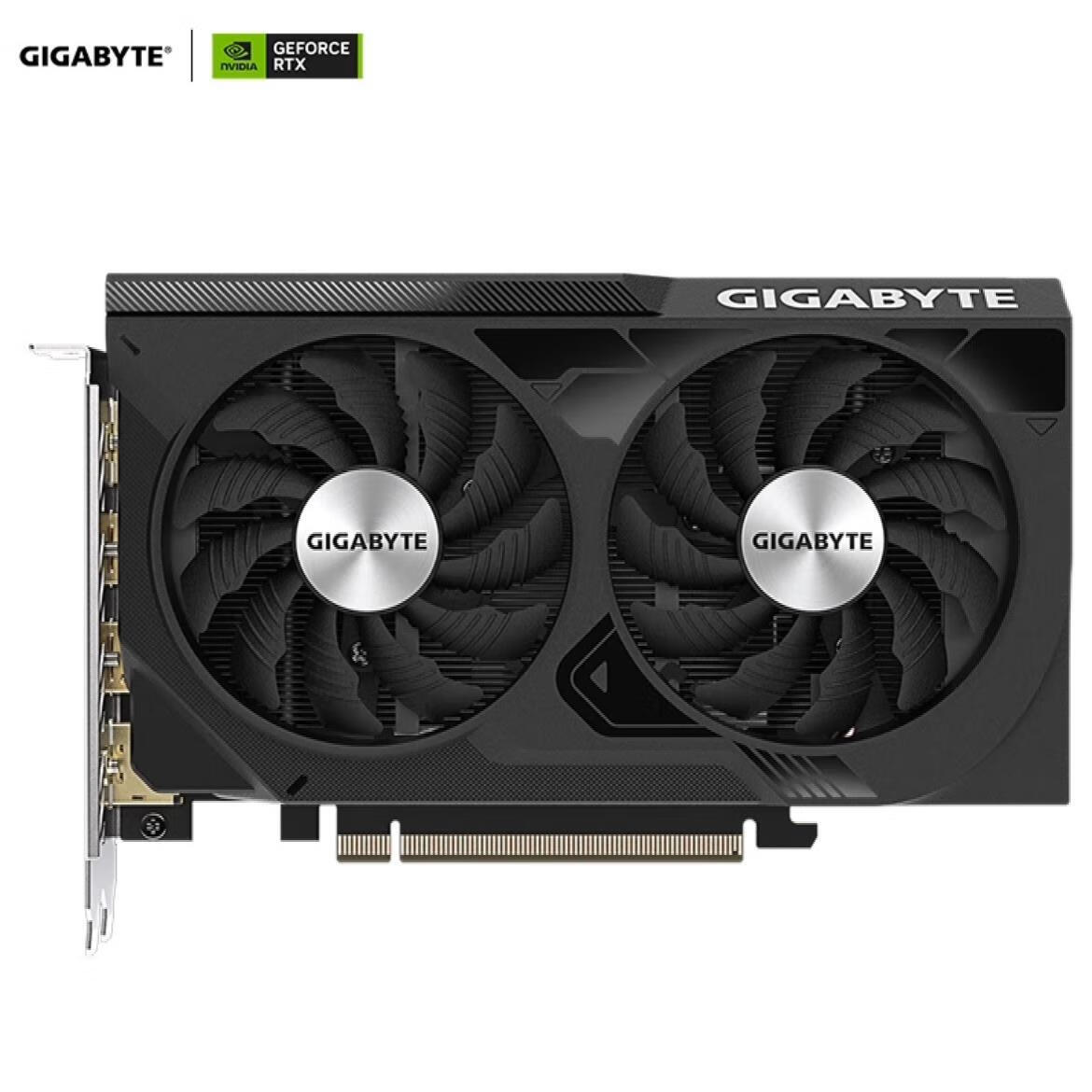技嘉全新风魔 GeForce RTX 4060 OC 8G电竞游戏显卡 8GB