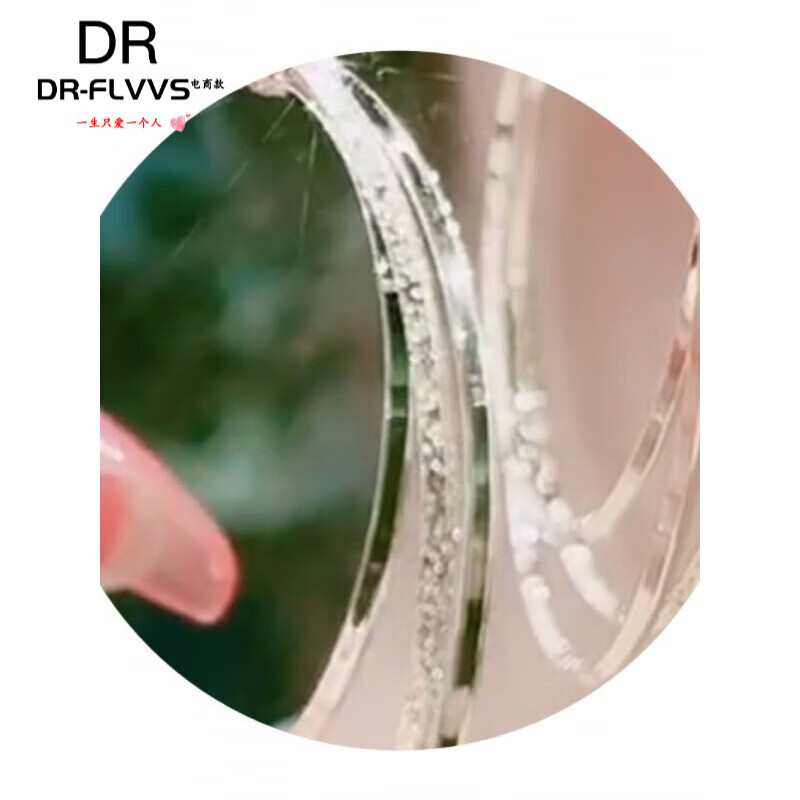 DR-FLVVS胖东来品质999銀三生三世款三层大耳圈耳环女耳扣款网红百搭銀针 銀色直径4cm