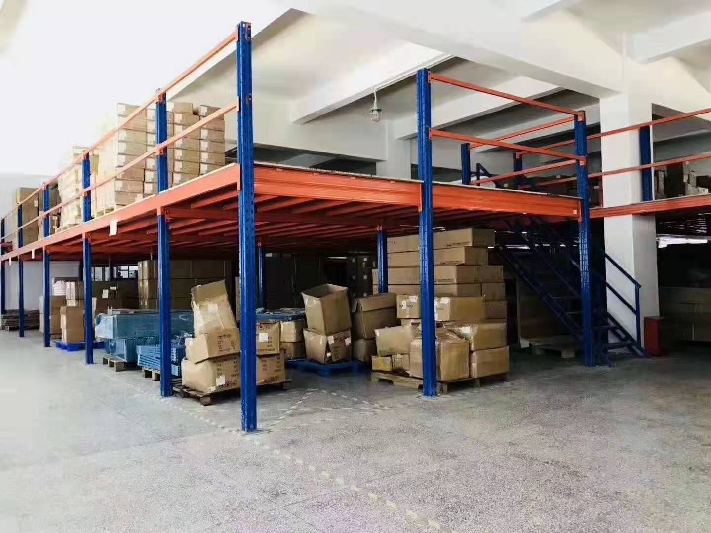 盎梓阁楼平台式货架全国搭建定制钢结构仓库仓储家用二层大型重型组装