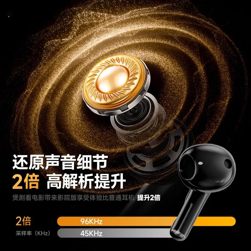 爱国者(aigo)【2025新款|柏林之音】真无线蓝牙耳机半入耳式 蓝牙5.4低延迟HIFI级音质降噪通话手机电脑通用 半入耳|醇厚低音|高清通话-白色