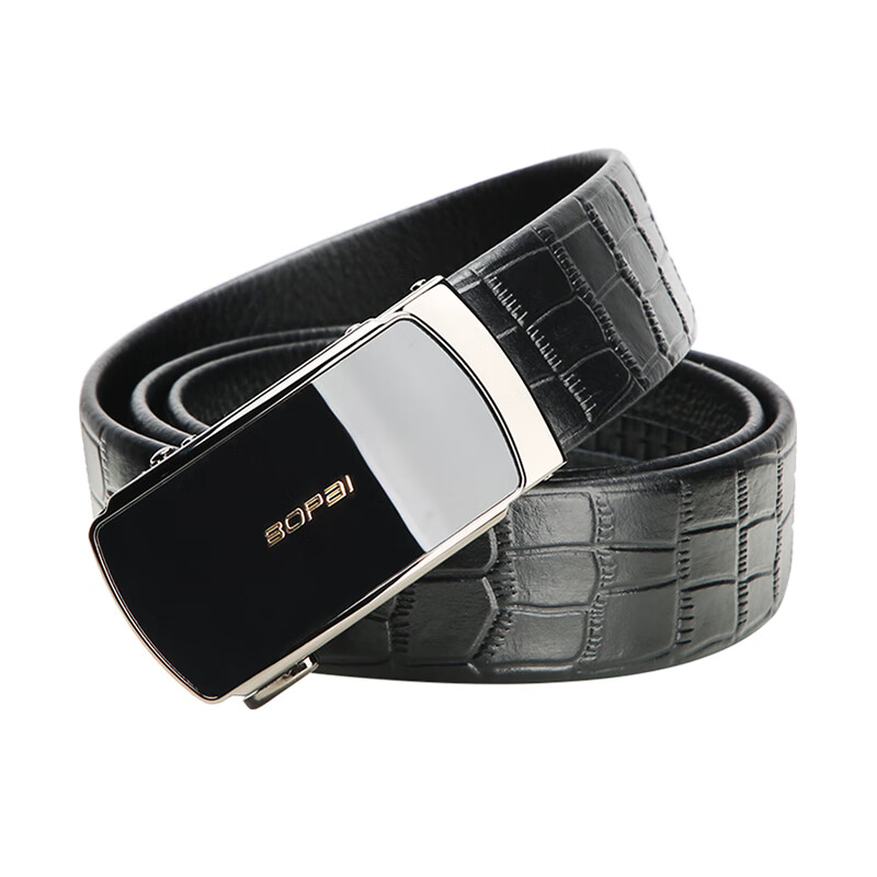 博牌男士皮带商务自动扣腰带13-123501