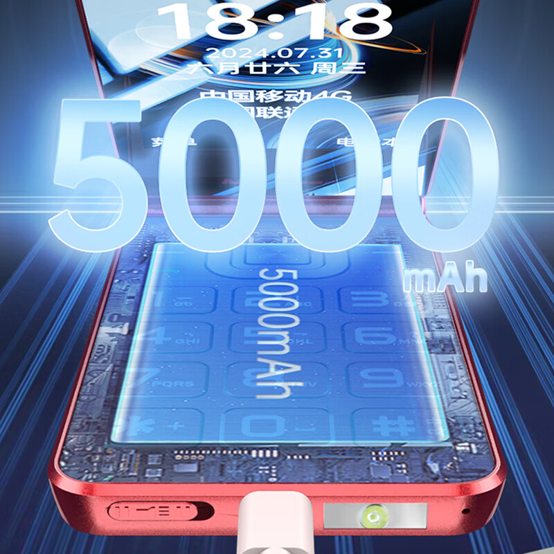 紐曼（Newman）F11翻蓋老人手機移動(dòng)聯(lián)通電信全網(wǎng)通4G按鍵老年機 學(xué)生備用手機功能機老人機學(xué)生機百元機功能機 A50紅色【5000毫安-全網(wǎng)通 4G】